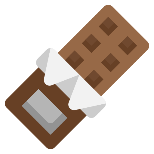 barra de chocolate icono gratis