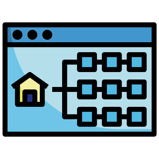 mapa del sitio icono gratis