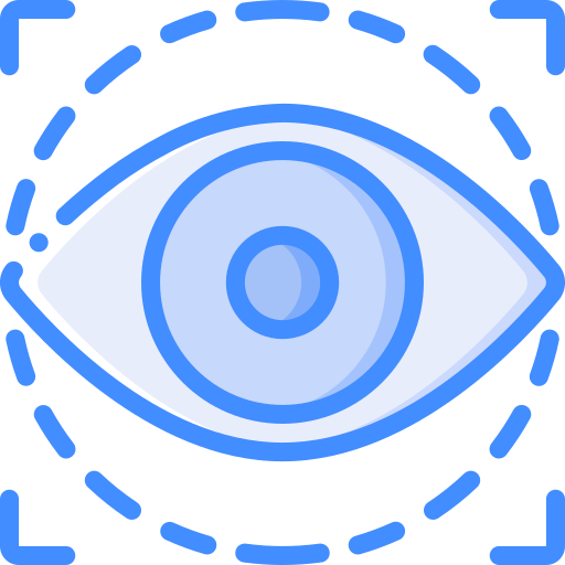 escaneo de ojos icono gratis