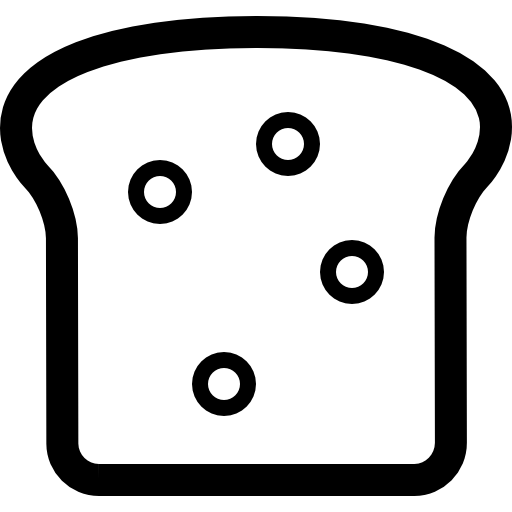 pan de molde icono gratis