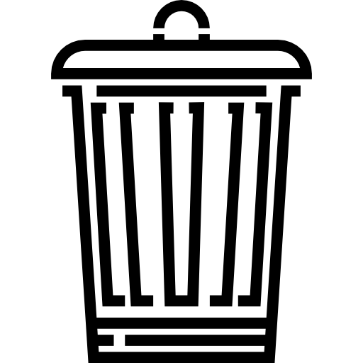 Rubbish Detailed Straight Lineal icon