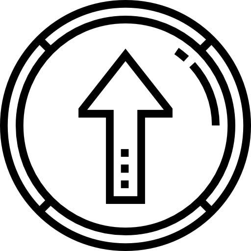 Up Detailed Straight Lineal icon