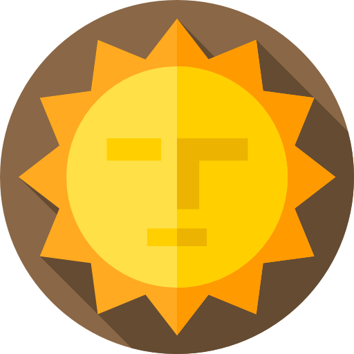 Sun free icon