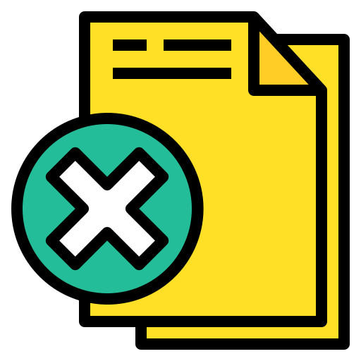 Cancel - Free files and folders icons