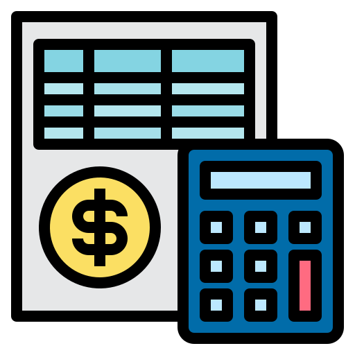 Bookkeeping Payungkead Lineal Color icon