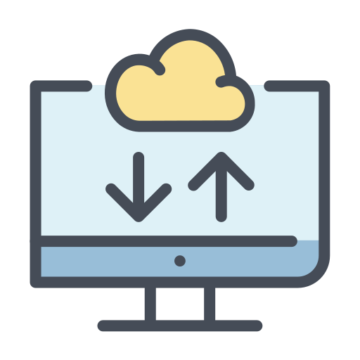 computación en la nube icono gratis