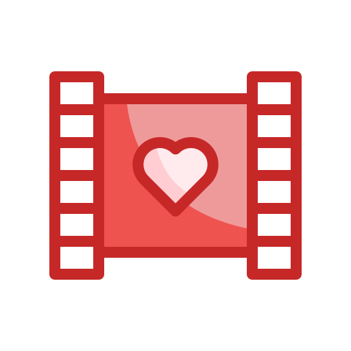 película romántica icono gratis