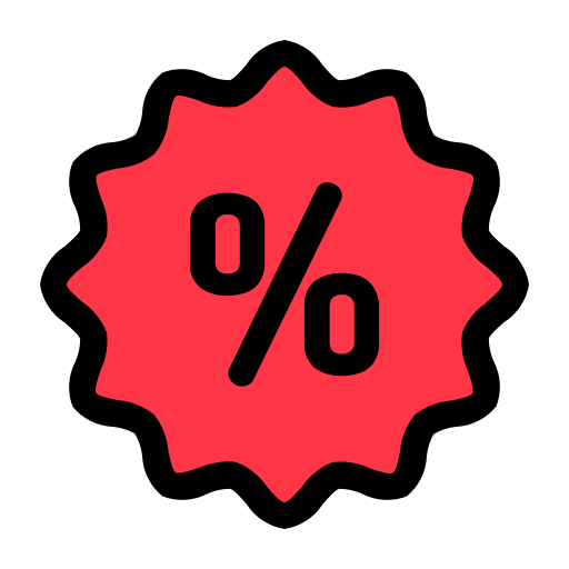 Discount Generic Outline Color icon