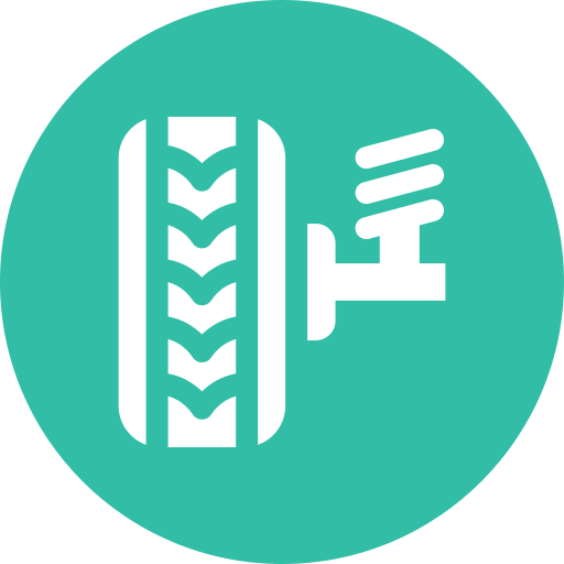 suspensión del auto icono gratis