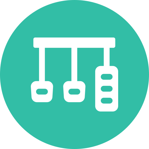 pedales de coche icono gratis