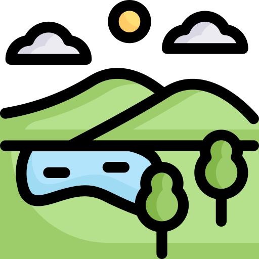 Lake Generic Outline Color icon