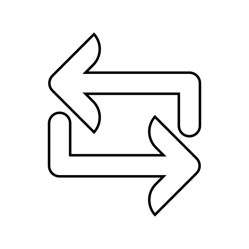 Two arrows free icon Two arrows free icon