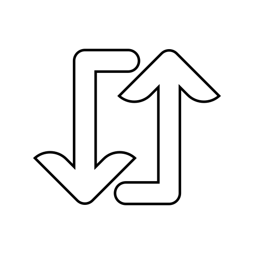 Two arrows free icon Two arrows free icon