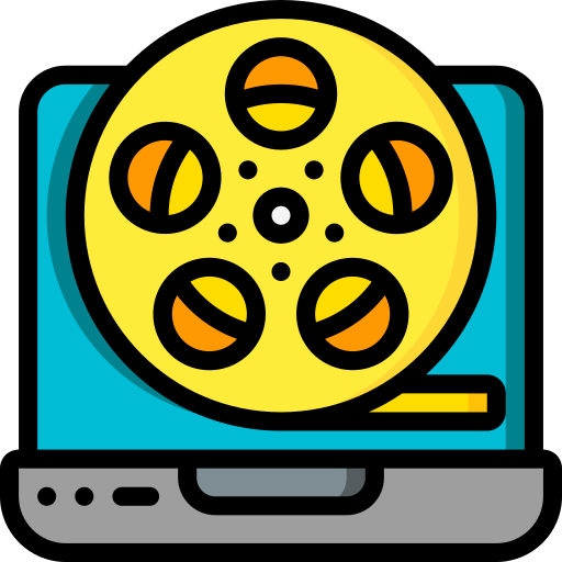 carrete de película icono gratis