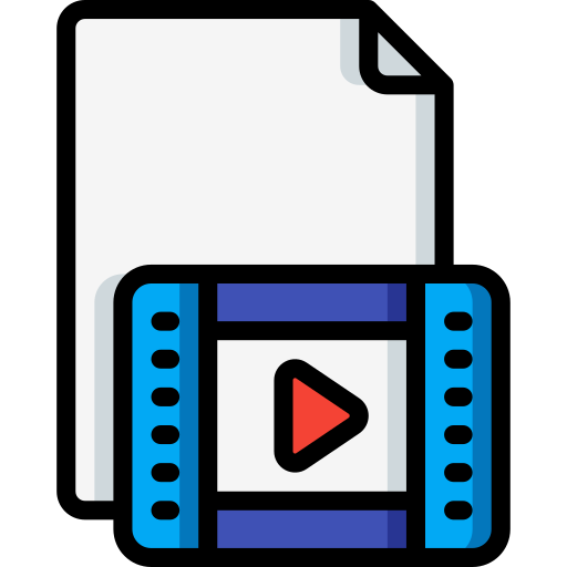 Video file free icon Video file free icon