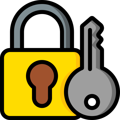 Padlock Basic Miscellany Lineal Color icon