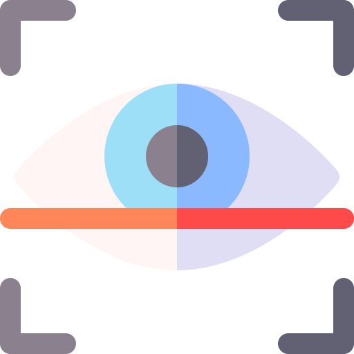 escaneo de ojos icono gratis