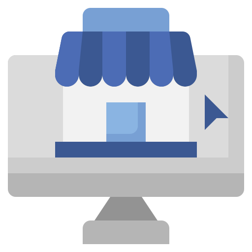 tienda online icono gratis