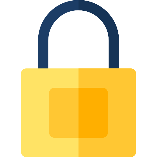 Padlock Basic Rounded Flat icon