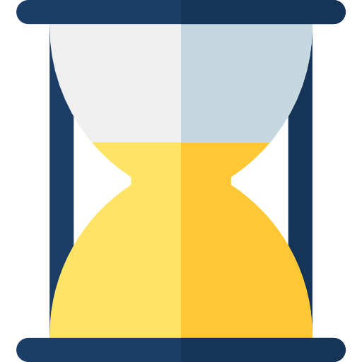 reloj de arena icono gratis