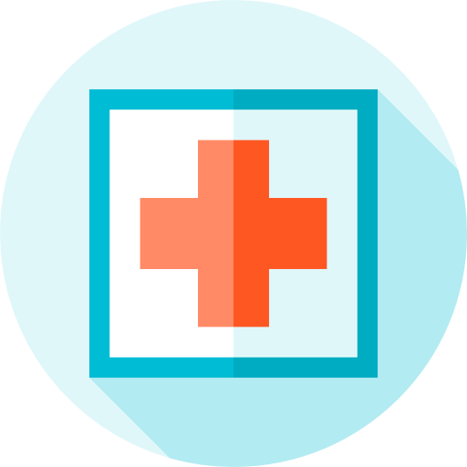 First aid Flat Circular Flat icon