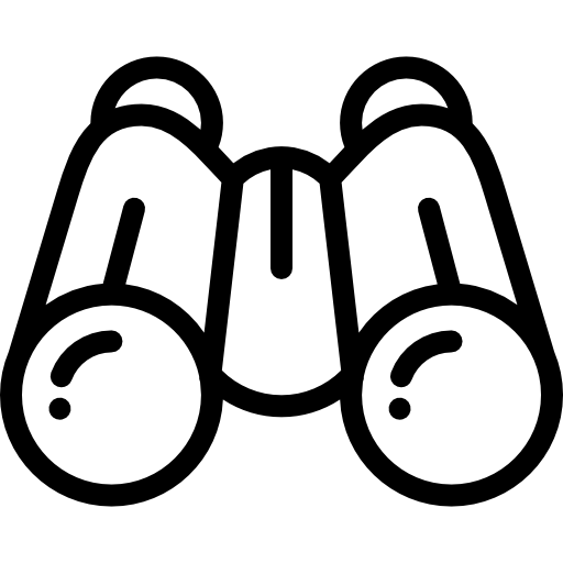 prismáticos icono gratis