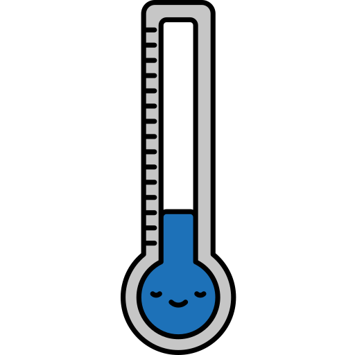 baja temperatura icono gratis