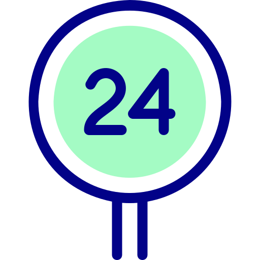 24 stunden kostenlos Icon