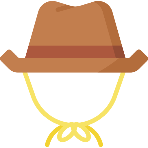 sombrero de vaquero icono gratis