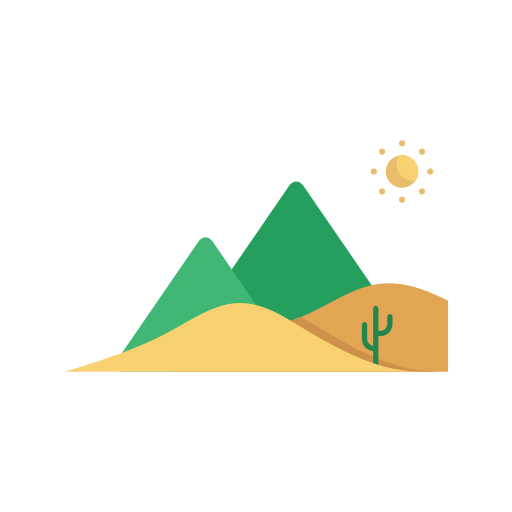deserto grátis ícone