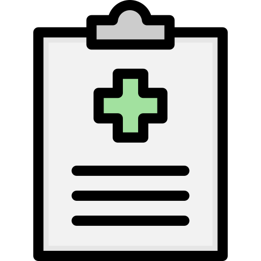 historial médico icono gratis