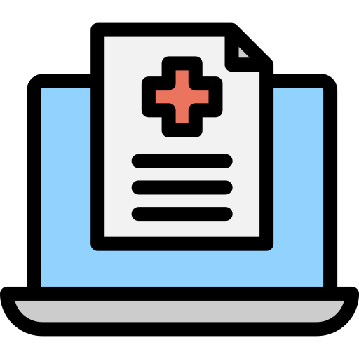 historial médico icono gratis