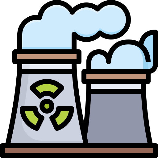 Nuclear plant - free icon