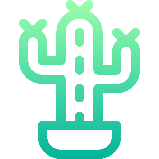 Cactus Basic Gradient Lineal color icon