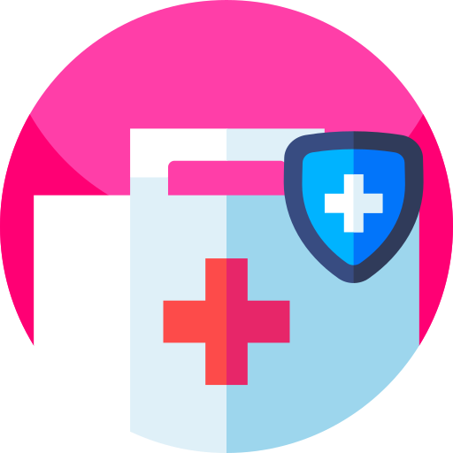 seguro de salud icono gratis