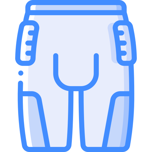 Shorts Basic Miscellany Blue icon