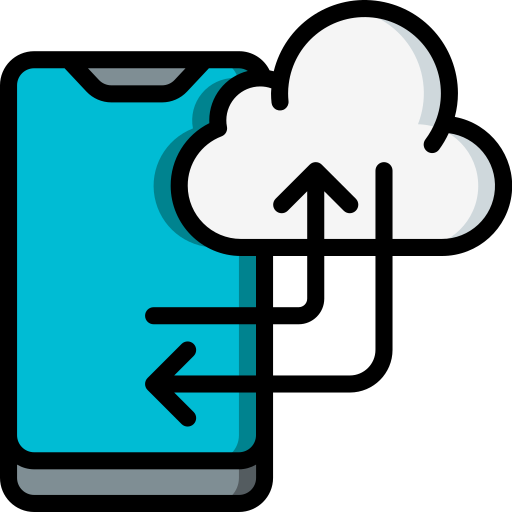 sincronización en la nube icono gratis