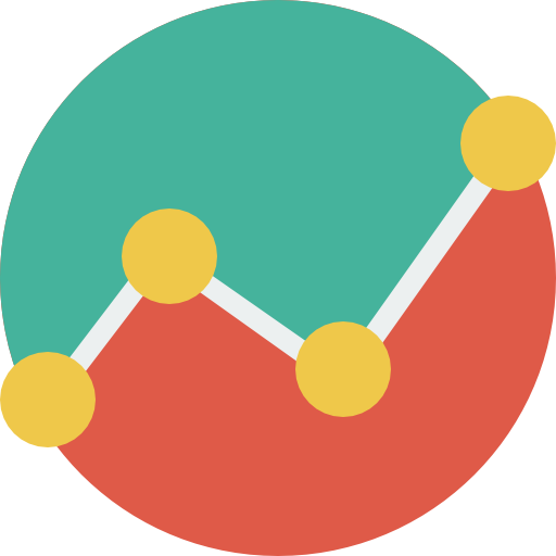 gráfico de linea icono gratis