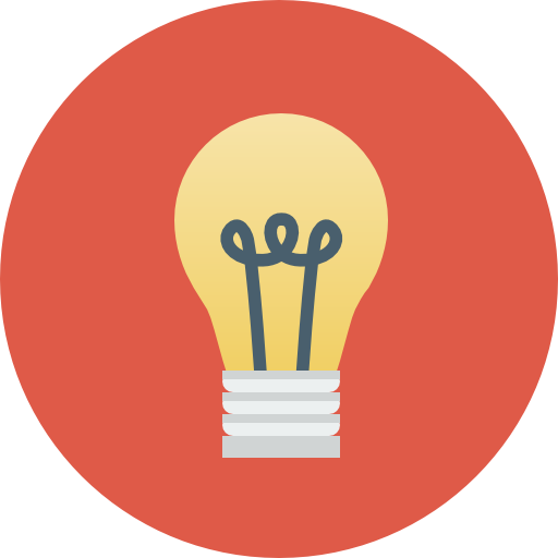 Light bulb Pixel Budha Flat icon