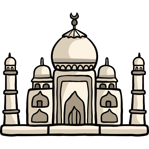 taj mahal icono gratis