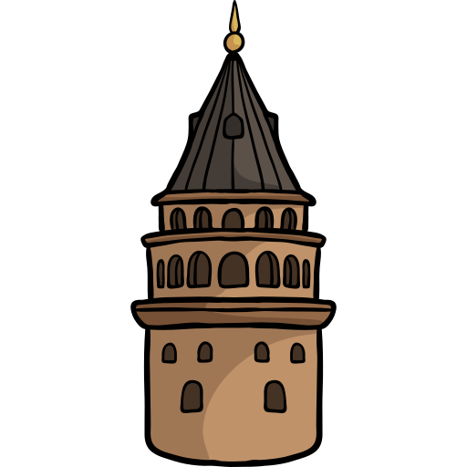 torre de galata icono gratis