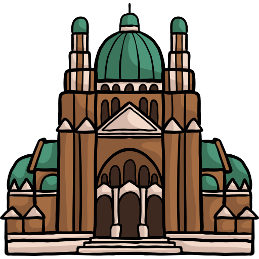 basílica del sagrado corazón icono gratis