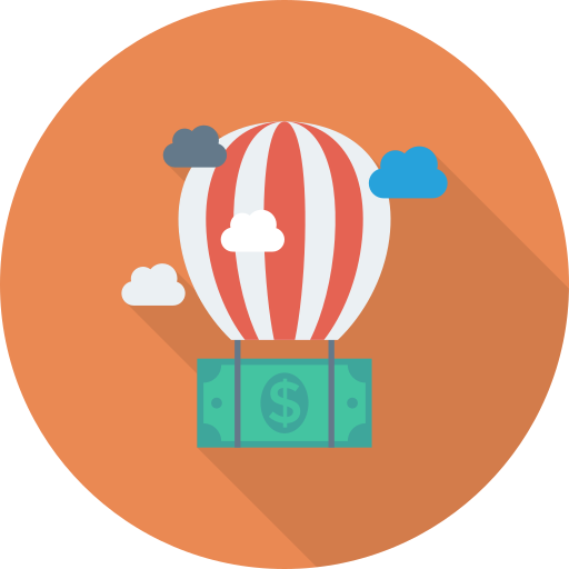 globo aerostático icono gratis