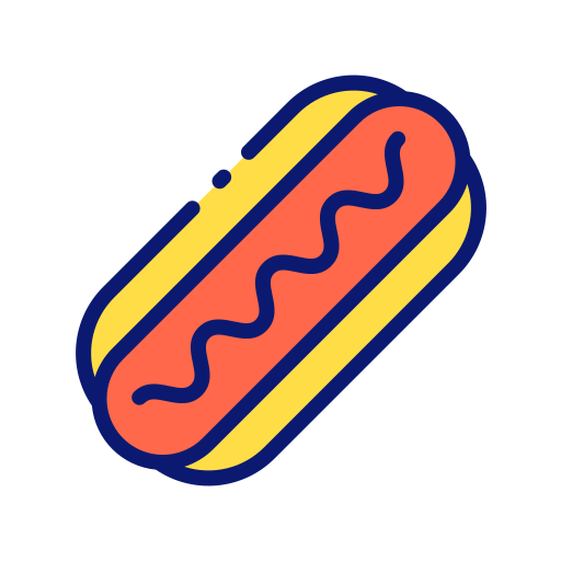 hot dog icono gratis