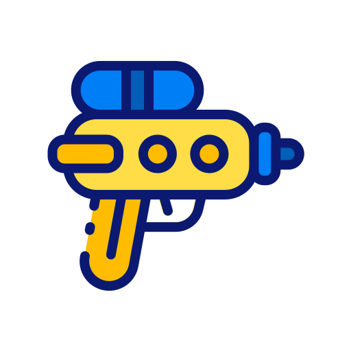 pistola de agua icono gratis