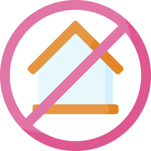 pas de maison Icône gratuit