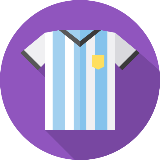 camiseta de fútbol icono gratis