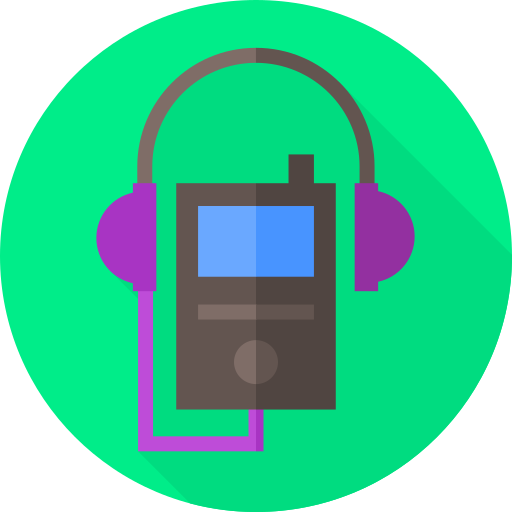 guia de audio icono gratis