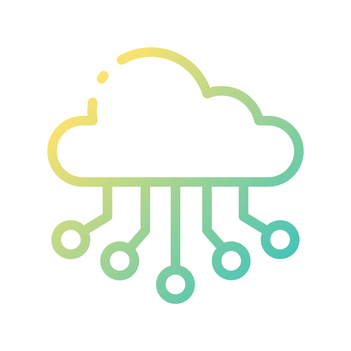 computación en la nube icono gratis