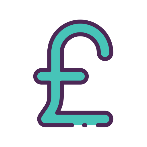 libra esterlina icono gratis